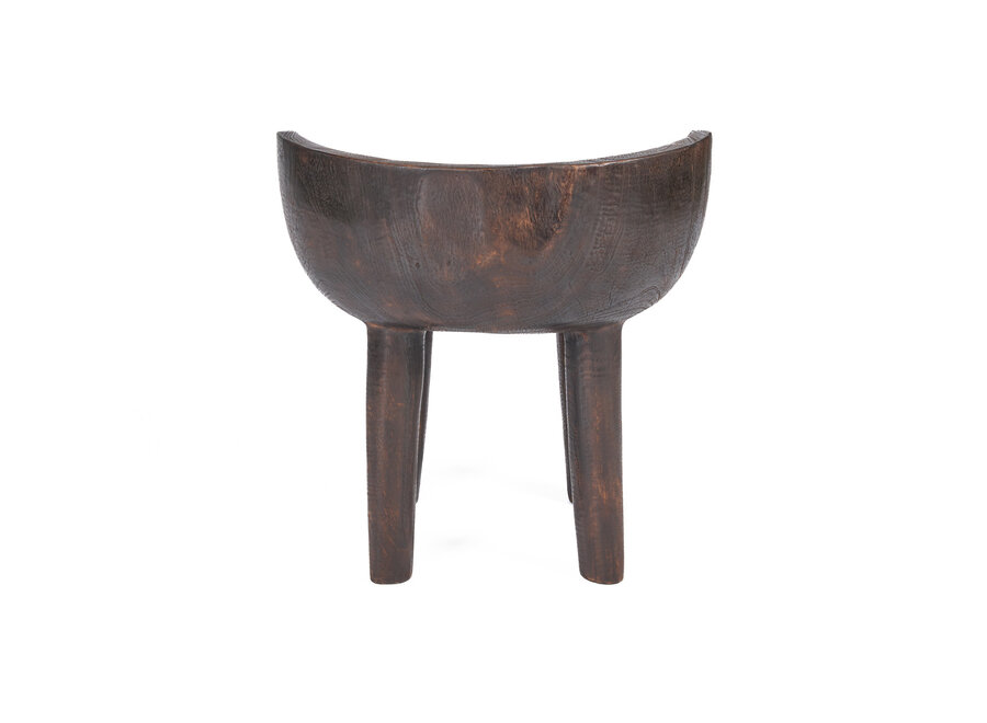 The Sit Happens Low Chair - Dark Walnut