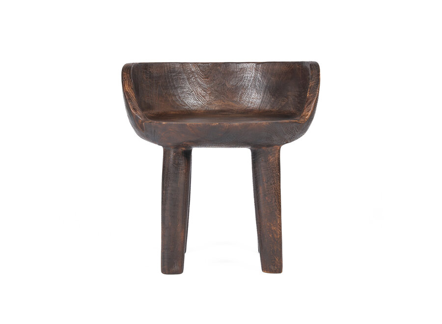 El Taburete Bajo Sit Happens - Nogal Oscuro