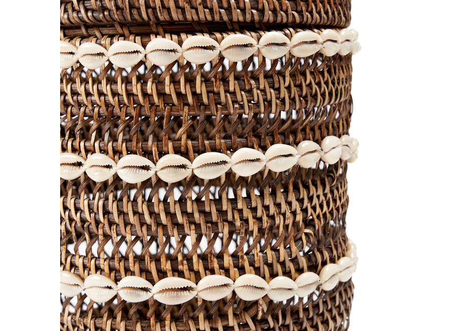 Le Panier de Rangement Shell - Brun Naturel