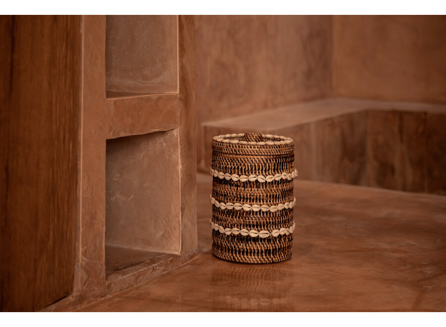 Le Panier de Rangement Shell - Brun Naturel