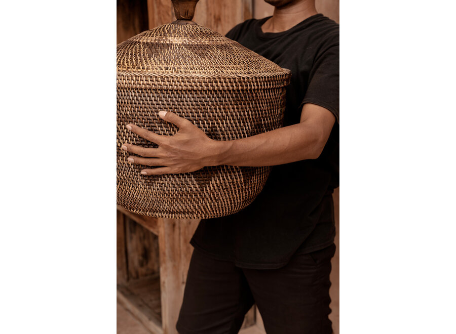 The Storage Crown Basket - Natural Brown