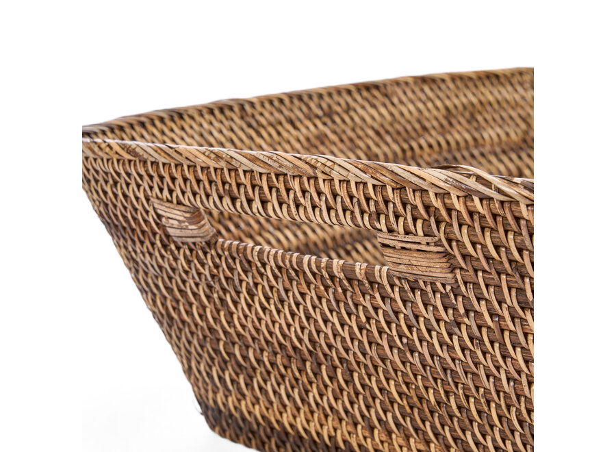 The Hannah Laundry Basket - Natural Brown - L