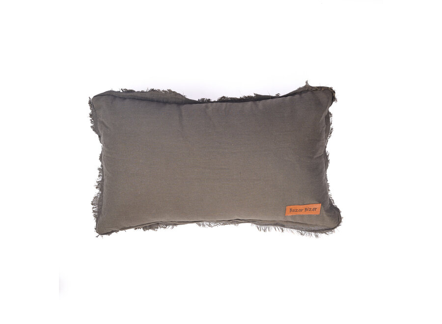 La Funda de Cojín Smoky Vibe - Gris - 30x50