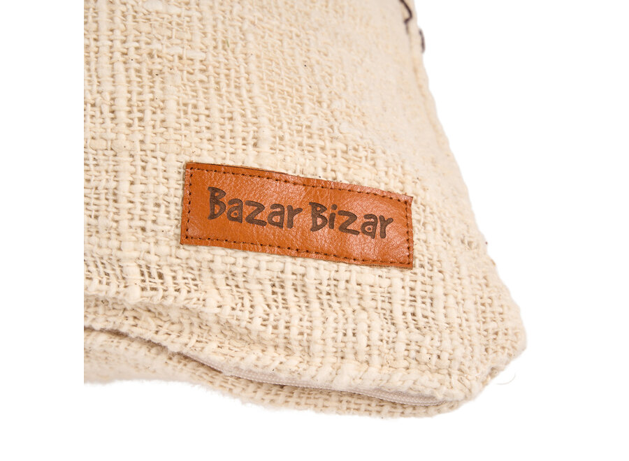 Der Cocoa Patchwork Kissenbezug - Naturbraun