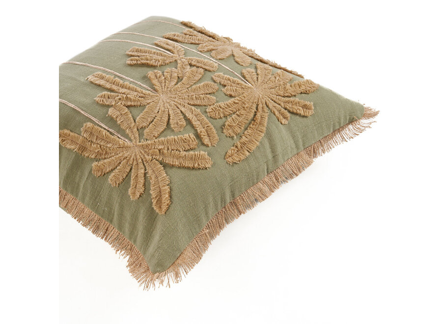 Housse de Coussin Tropical Breeze - Vert Forêt