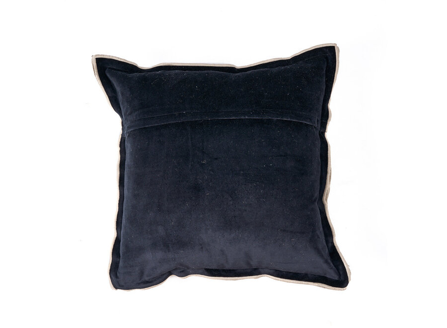 La Fodera per Cuscini Nordic Stripe - Nero Naturale - 50x50