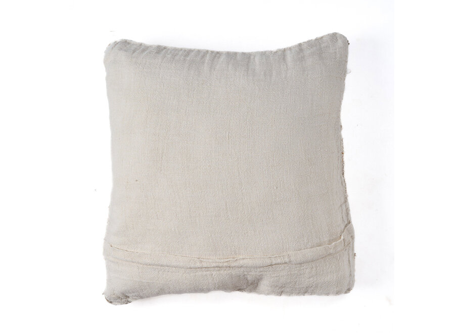 Hilos de Lino Funda de Cojín - Blanco Natural