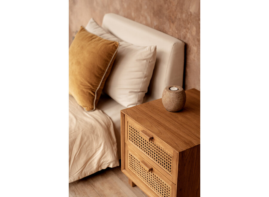 Der Velvet Crush Kissenbezug - Senf - 50x50