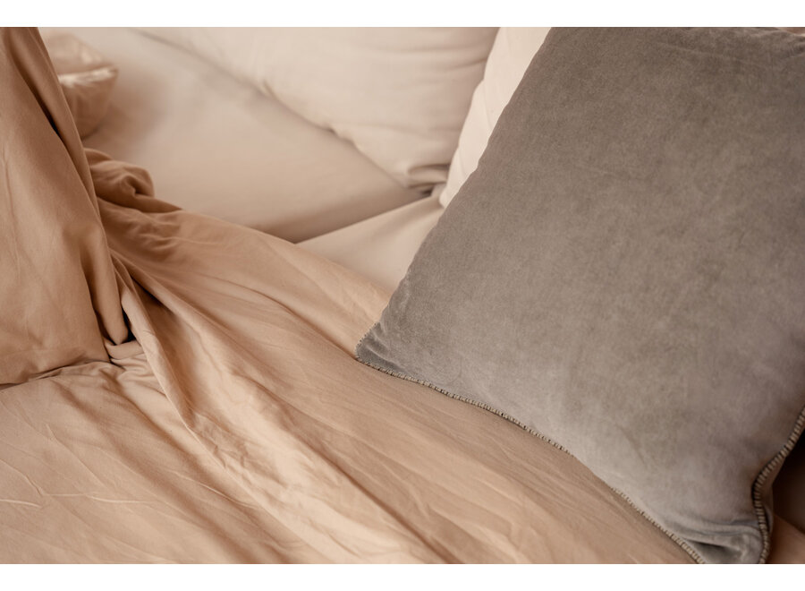 La Fodera per Cuscini Velvet Crush - Grigio - 50x50