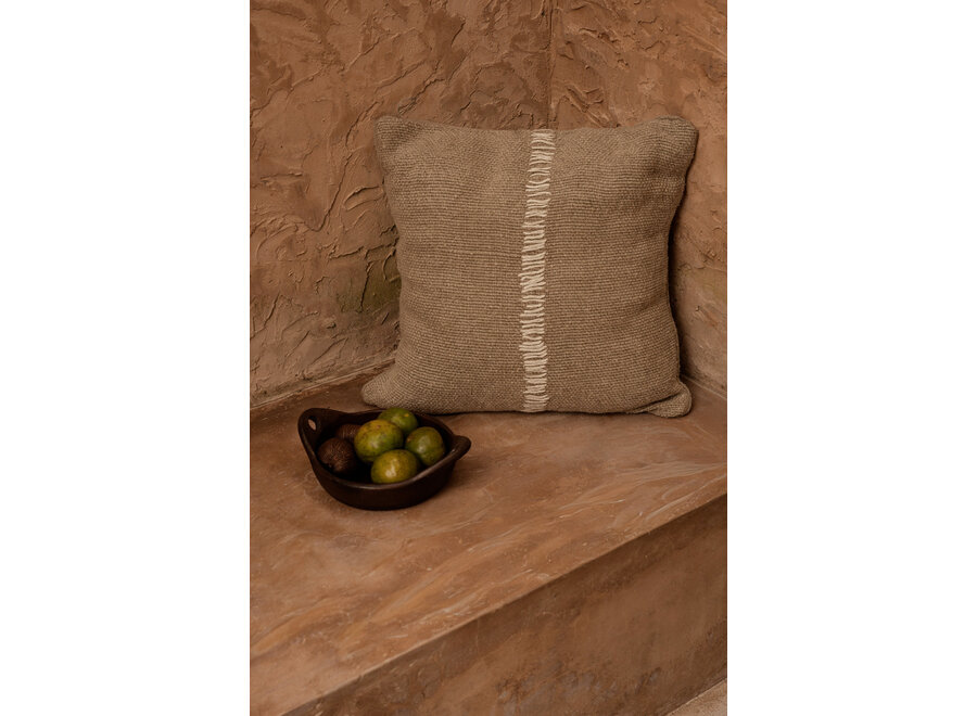 La Fodera per Cuscini Linen Stitch - Bianco Naturale