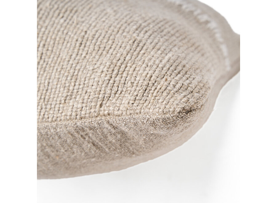 La Fodera per Cuscini Linen Stitch - Bianco Naturale