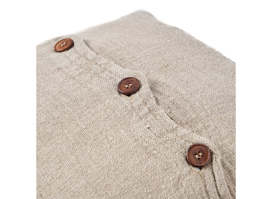 La Housse de Coussin Linen Edit - Naturel