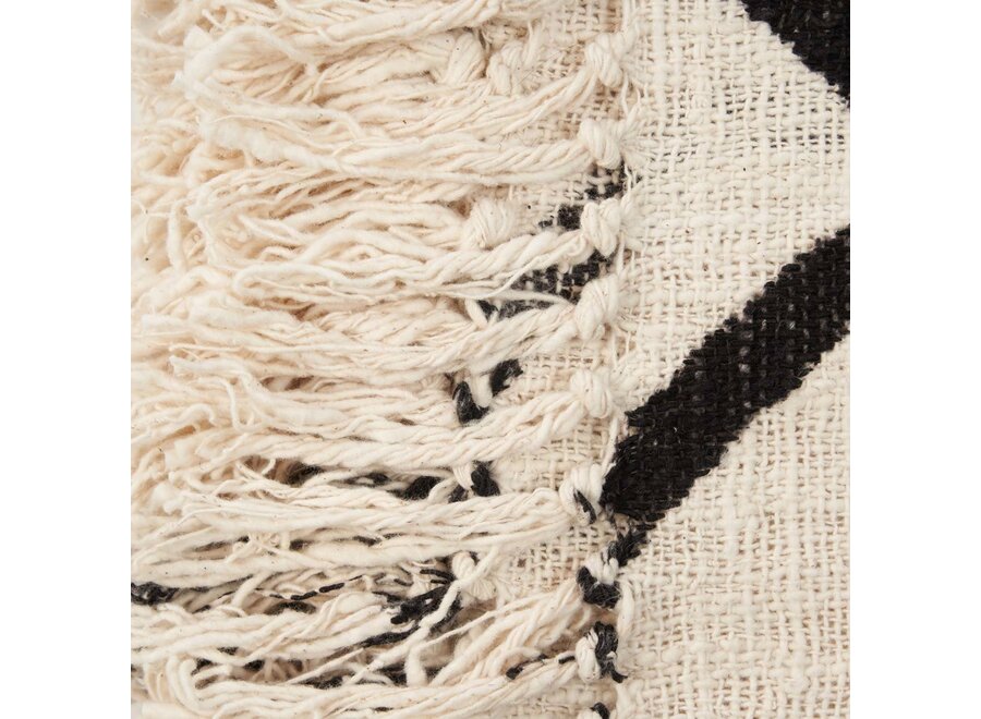 The Evil Eye Bed Throw - Natural Black