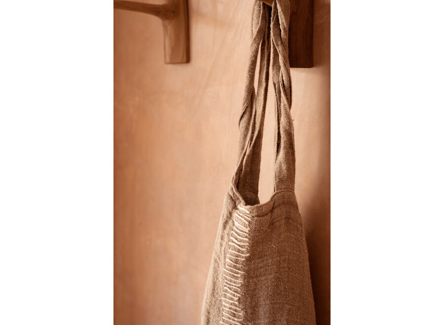 El Tote-ally Linen Bolso - Natural