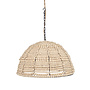 La Lampada A Sospensione Wooden Bead Dome - Naturale