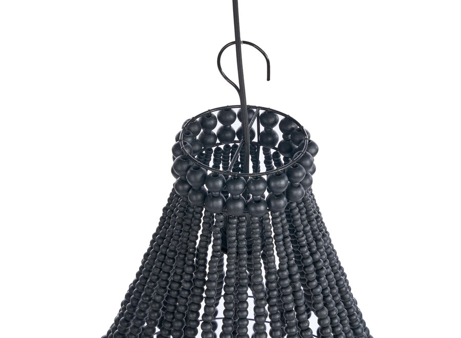 The Teardrop Chandelier - Black - M