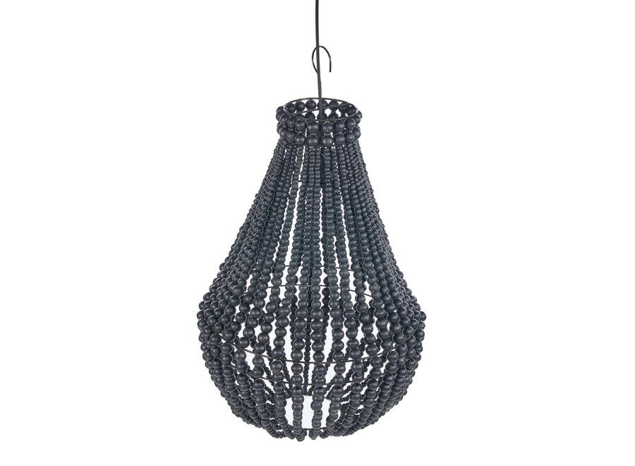 The Teardrop Chandelier - Black - M