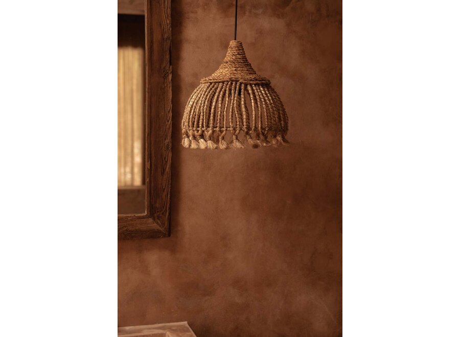 La Lámpara Colgante Abaca Tassel - Natural - S