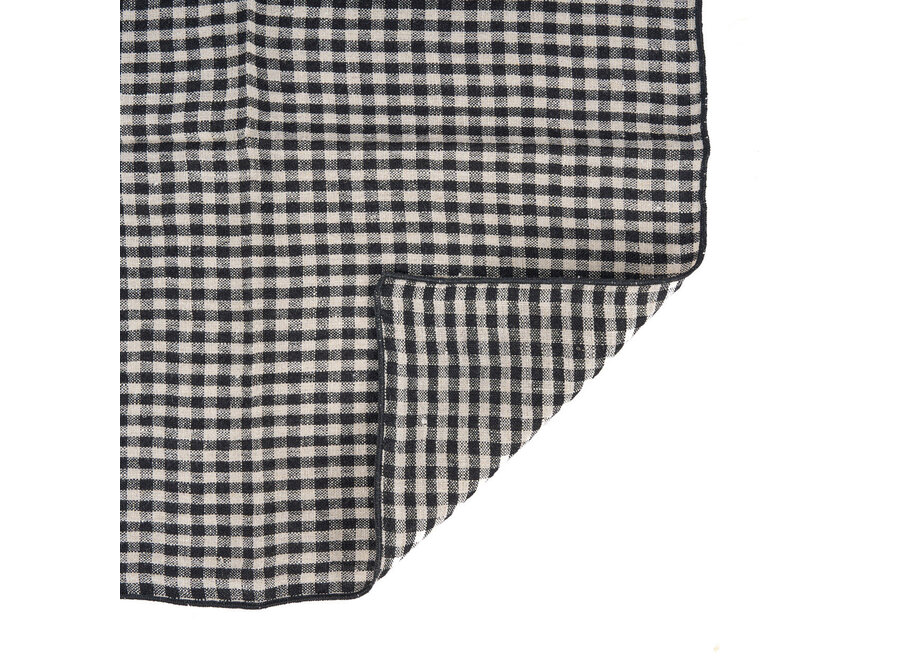 The Picknick Napkin - Natural Black - 45x45