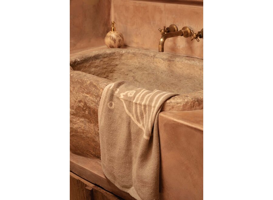 Il Canovaccio Fish In Lino - Bianco Naturale - 50x70