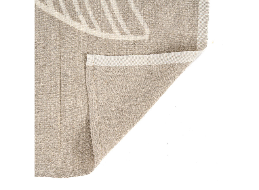Le Torchons Fish En Lin - Blanc Naturel - 50x70