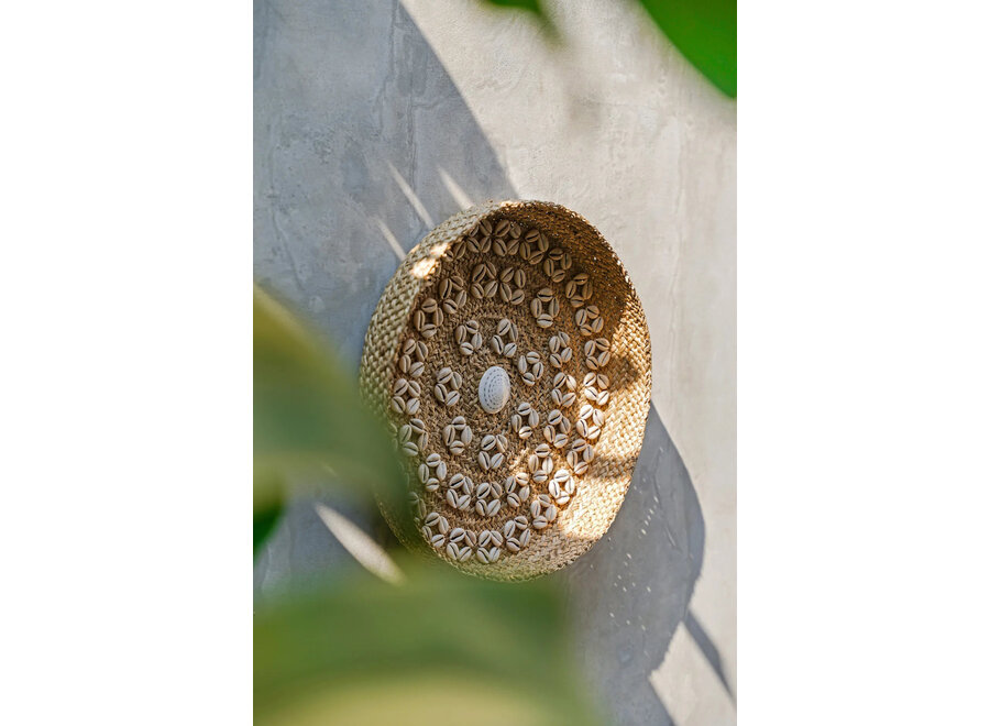 L'Assiette Caribe Shell - Naturel Blanc - M