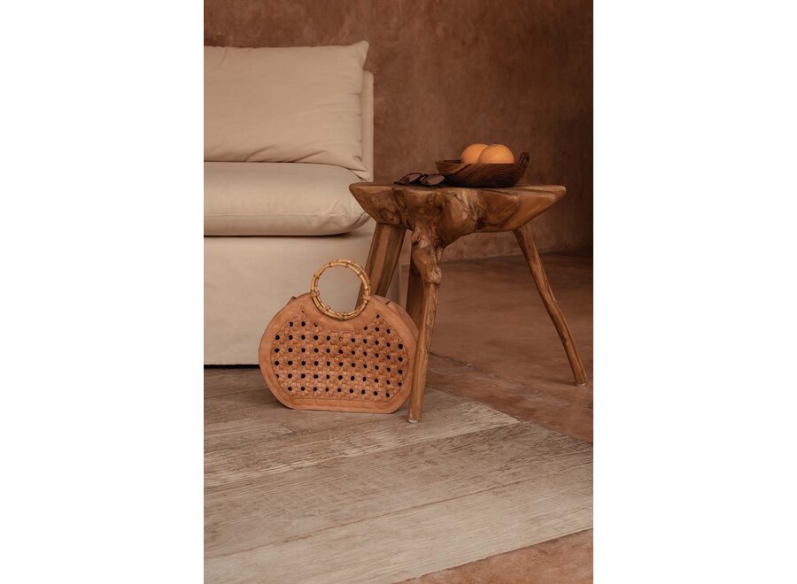 La Mesa Auxiliar Rooty - Natural