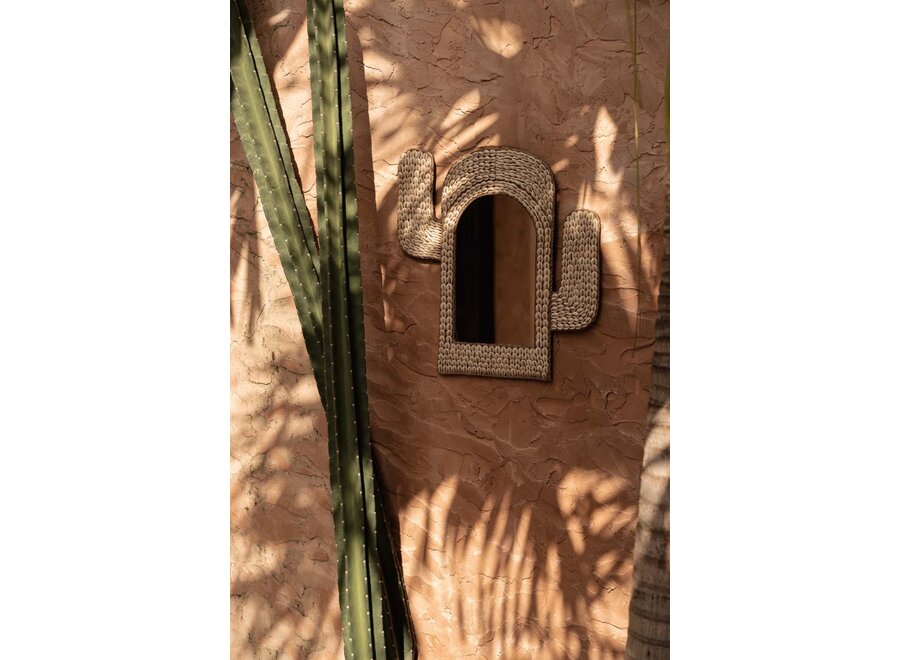 De Cactus Shell Spiegel - Wit