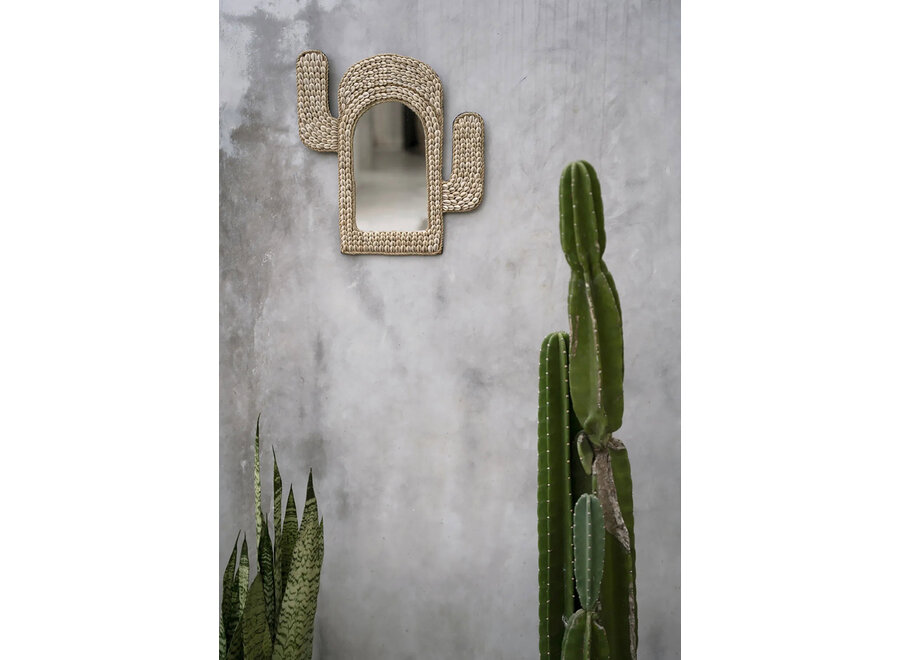 El Cactus Shell Espejo - Blanco