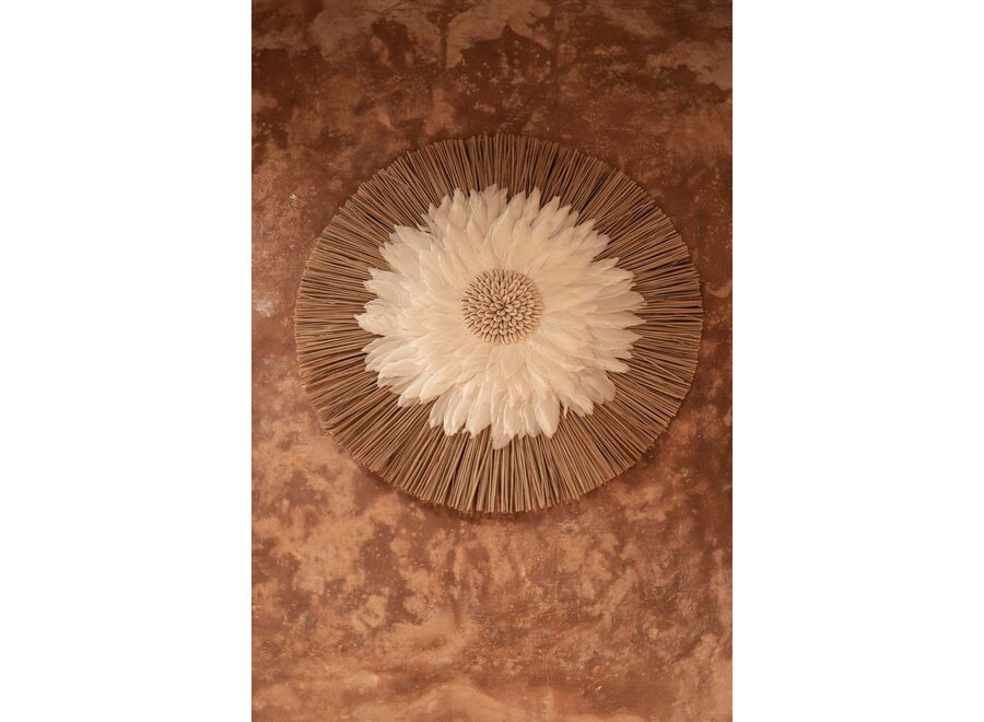 The Alang Feather Juju - Natural White