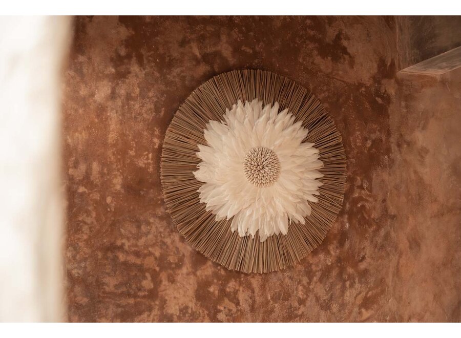 The Alang Feather Juju - Natural White