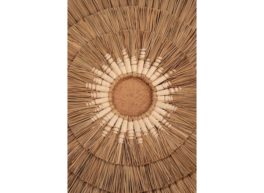 Déco Murale Mengdong - Naturel Blanc