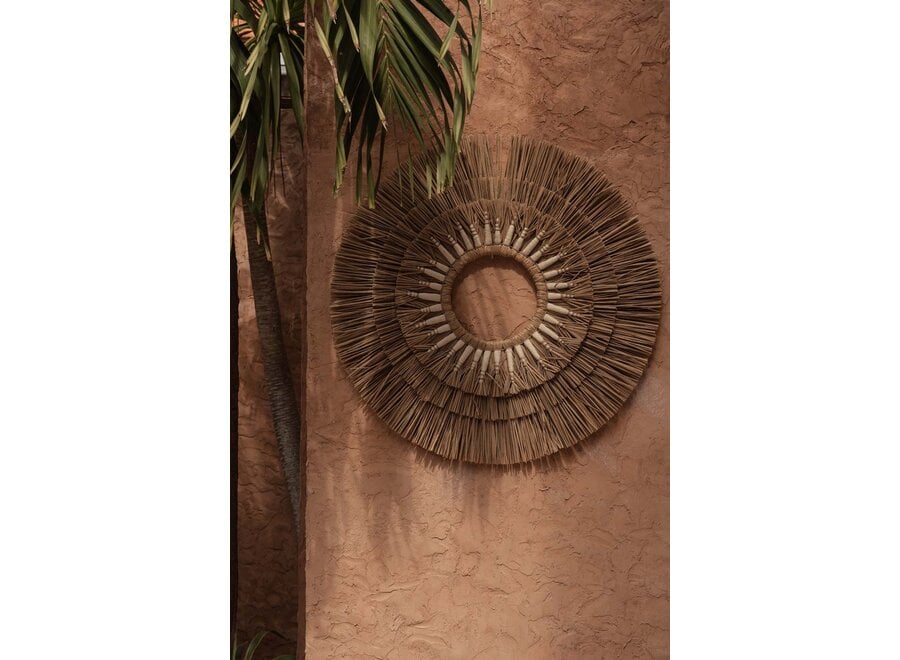 De Mengdong Muur Deco - Naturel Wit