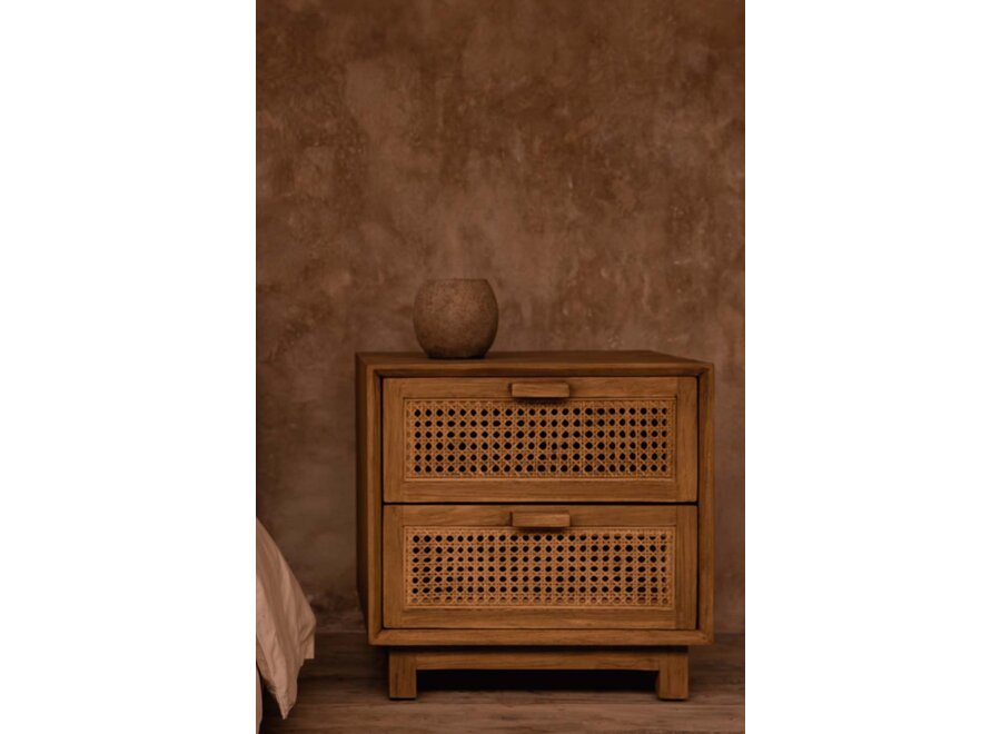 The Harmony Nightstand - Natural