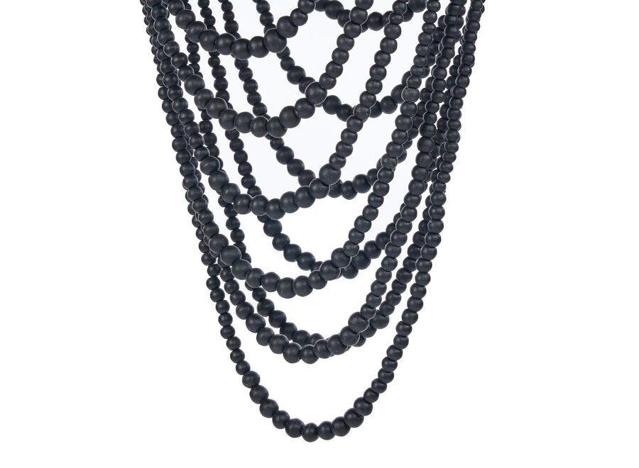 Le Lustre Wooden Bead - Noir - L