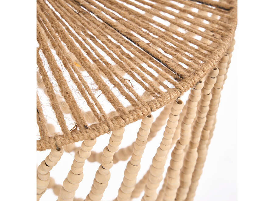 Le Lustre Wooden Bead - Naturel - L