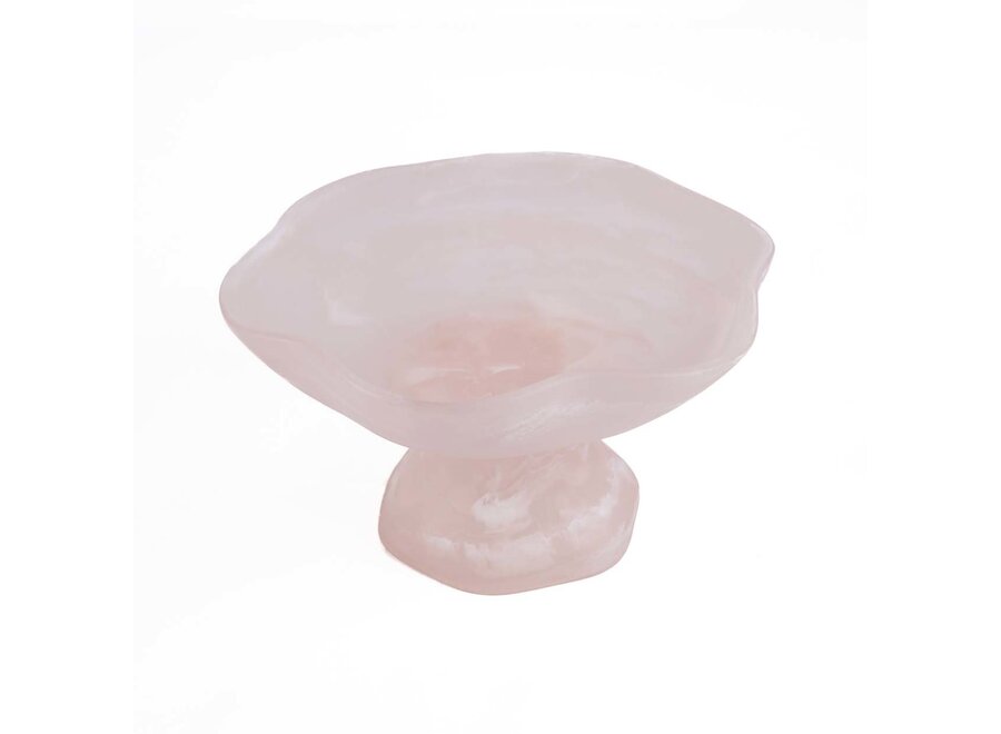 L'Alzata per Frutta Resin Organic - Rosa Bianco