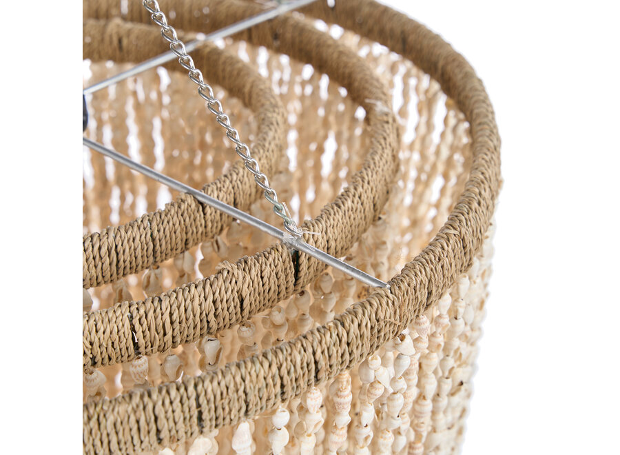 Lampadario Lagoon Shell - Naturale - L