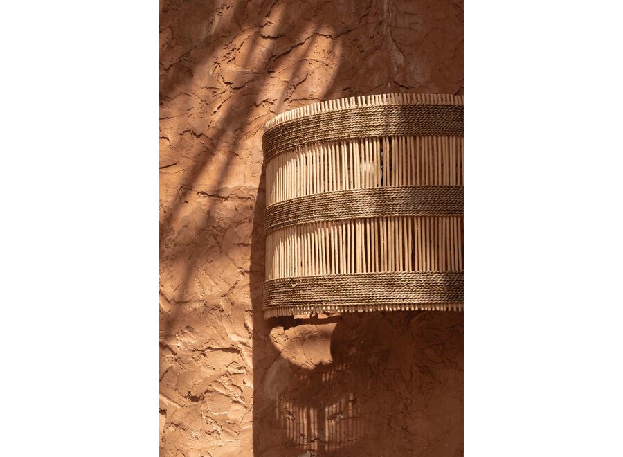 De Doedoe Applique Muurlamp - Naturel - M