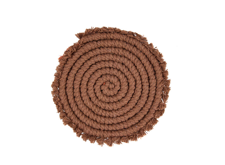The Cotton Coaster - Dark Walnut