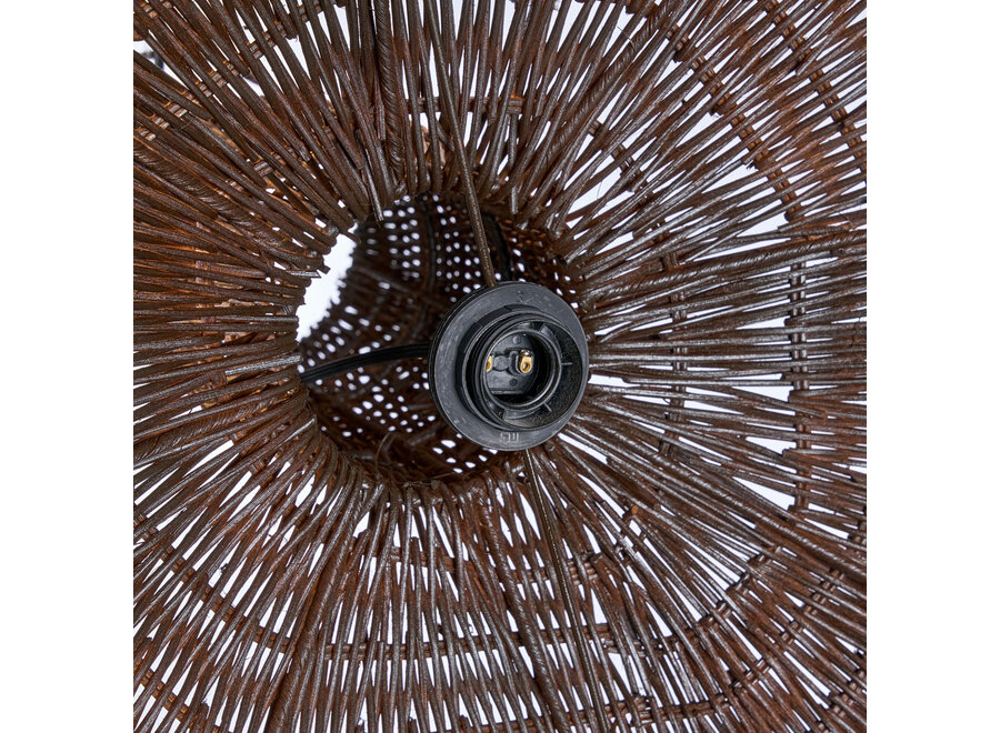 Il Lampadario Cupola - Noce Scuro - XL