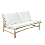 Das Island Sofa - Natur Weiss