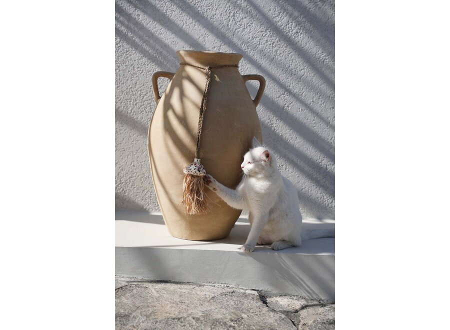 The Raffia Lupina Tassel - Natural