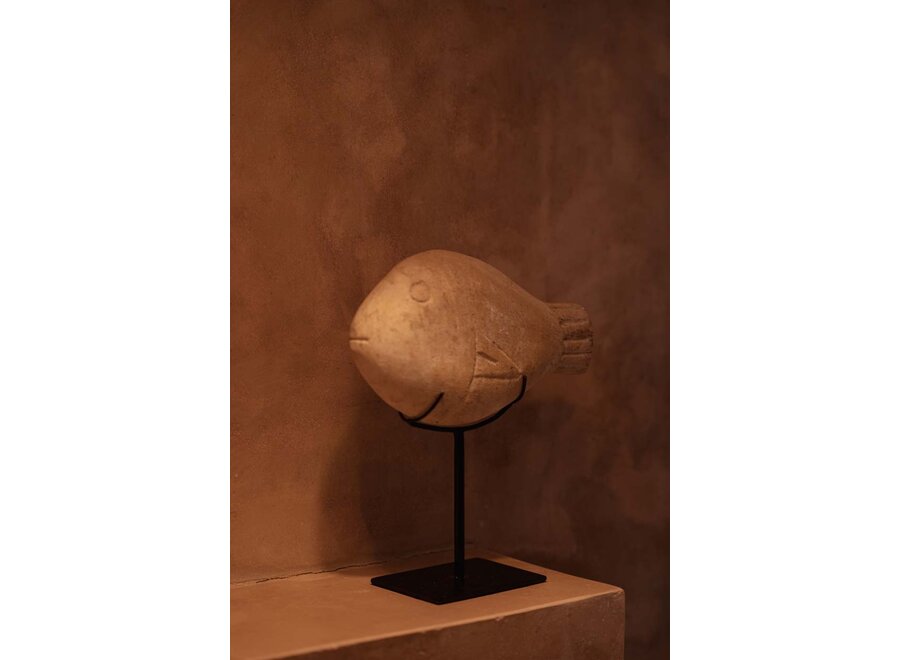 The Fish Stone on Stand - S