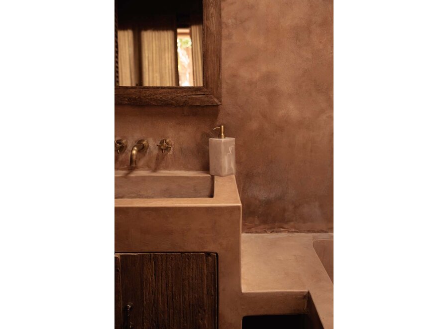 The Resin Soap Dispenser - Pink White