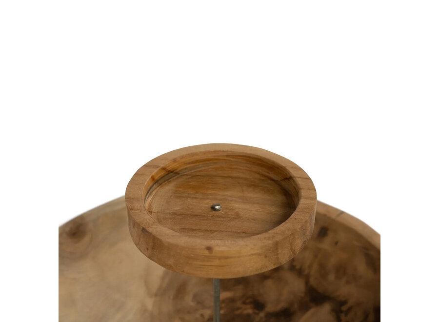 Le Bougeoir Plat - Naturel