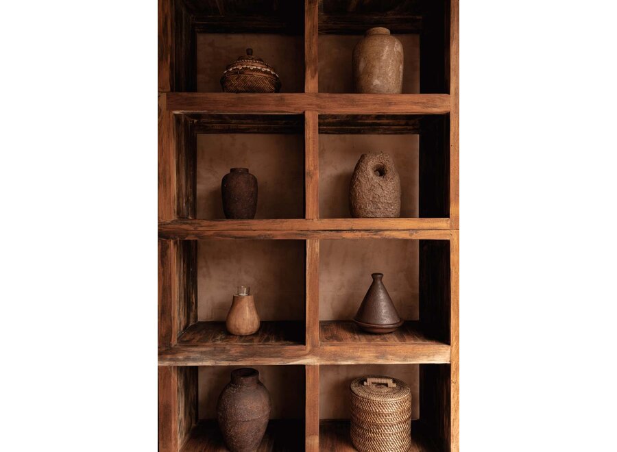 The Terra Totem Candle Holder - Brown