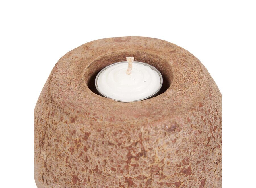 Le Bougeoir Cavestone - Marron