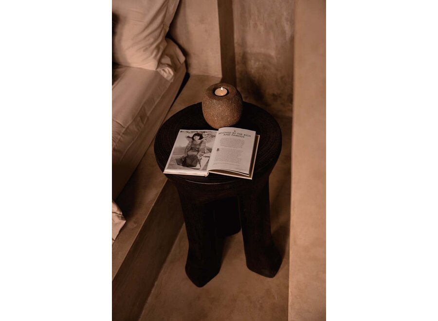 The Cavestone Candle Holder - Terracotta