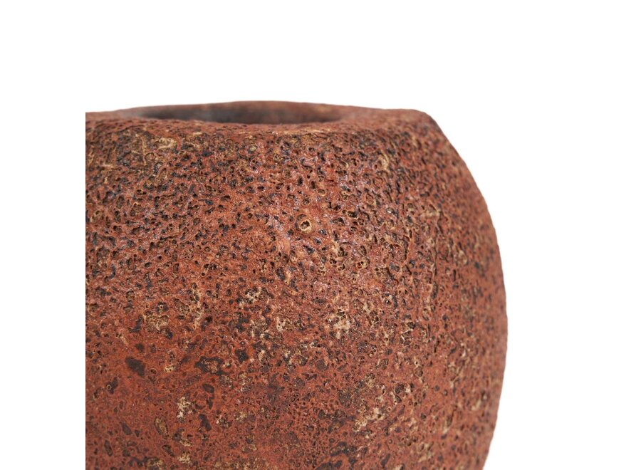 Il Portacandele Cavestone - Terracotta